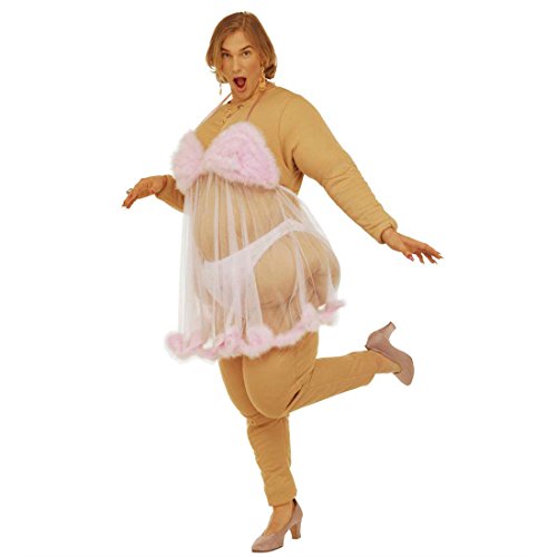 Acheter Costume rigolo avec bourrelets homme gros femme grosse déguisement grosse strip-teaseuse femme déguisement de carnaval costume de carnaval chez AMAZON.FR