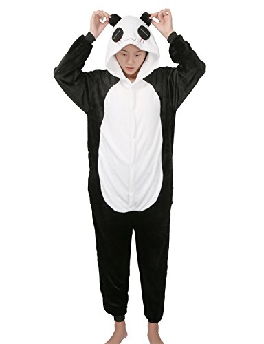 Acheter Pyjama Animaux Cosplay Adulte Unisexe Ensemble de Costume Pyjamas Costume pour Halloween Noel Deguisement-Tres Chic Milanda (L, Panda) chez AMAZON.FR