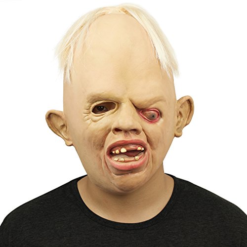 Acheter Cusfull Masque Horreur en Latex Caoutchouc - pour la Soirée Déguisée / Halloween / Carnaval /Déguisement Mascarade /Cosplay chez AMAZON.FR