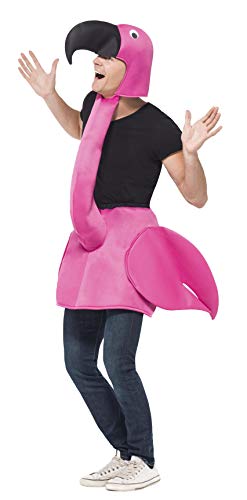 Acheter SMKMI Smiffys Déguisement Unisex Flamant Rose, Combinaison une pièce avec cou et capuche, Serious Fun, Taille Unique, 26392 chez AMAZON.FR