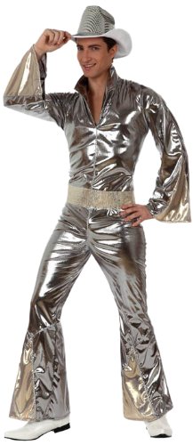 Acheter Atosa - 10382 - Costume - Déguisement Homme Disco Argent - Taille 3 chez AMAZON.FR