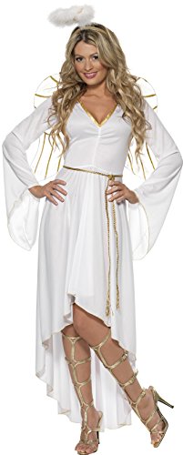 Acheter Smiffys Déguisement Femme Ange, Robe, Ceinture, Auréole et Ailes, Wings et Wishes, Serious Fun, Taille 3638, 36977 chez AMAZON.FR