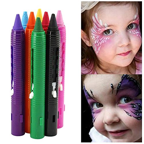 Acheter Vococal 16 Crayons de Peinture Set-Visage Peinture pour Clown/drame/Mascarade Partie/Déguisements Carnavals Maquillage chez AMAZON.FR