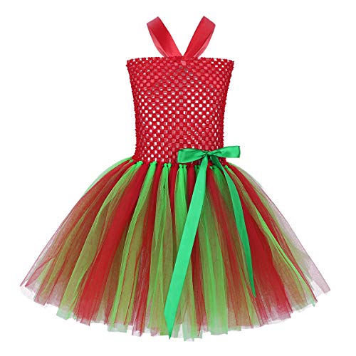 Acheter Tiaobug Enfant Fille Déguisement Licorne Tutu Robe sans Manche Tulle Robe de Soirée avec Serre-tête Licorne Cosplay Costume Halloween Tenue Robe de Performance Fête 2-12 Ans Rouge & Vert 8-9 Ans chez AMAZON.FR