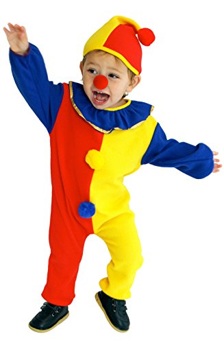 Acheter GIFT TOWER Déguisement Clown Enfant - Costume Déguisement de Clown Cirque Bouffon Enfant Bébé Halloween Cosplay Carnaval Anniversaire (3-4 Ans) chez AMAZON.FR