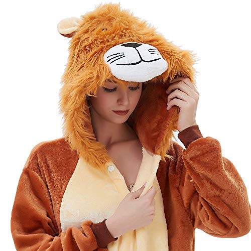 Acheter ABYED Adulte Unisexe Anime Animal Costume Cosplay Combinaison Pyjama Outfit Nuit Vetements Onesie Fleece Halloween Costume Soiree de Deguisements chez AMAZON.FR