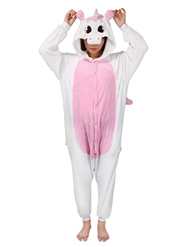 Acheter Très Chic Mailanda Unisexe Pikachu Kigurumi Cosplay Combinaison Pyjama ou Déguisement (Pikachu) (XL, Licorne Rose) chez AMAZON.FR