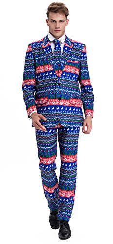 Acheter U LOOK UGLY TODAY Homme Noël Party Suits pour Soirée déguisement Fêtes Carnaval chez AMAZON.FR