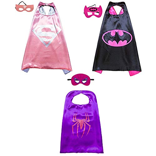 Acheter Costumes de Super Héros,Masque de Cape Super Heroes Enfants Déguisements Manteaux Garçons et Filles Jouets de Super-héros pour les Costumes D'anniversaire et les Enfants Partie chez AMAZON.FR