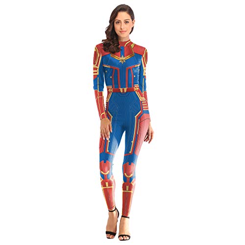 Acheter GanSouy Avengers: Fin du film Captain Marvel Body Spandex Combinaisons Captain Marvel Costume De Déguisement Femmes Halloween Show Cosplay Costume,Captain Marve-M chez AMAZON.FR