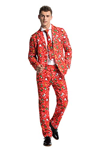 Acheter U LOOK UGLY TODAY Homme Noël Party Suits pour Soirée déguisement Fêtes Carnaval chez AMAZON.FR