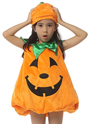 Acheter IKALI Citrouille Déguisements Halloween, Robe et Chapeau,Visages de Lanterne Ensemble Mignon pour Carnaval chez AMAZON.FR