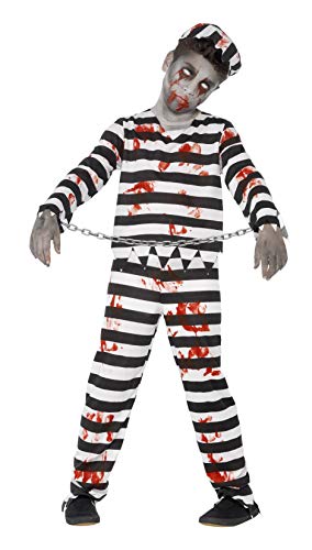 Acheter Smiffys Costume condamné zombie, avec haut, pantalon, chapeau & revers poignets chez AMAZON.FR