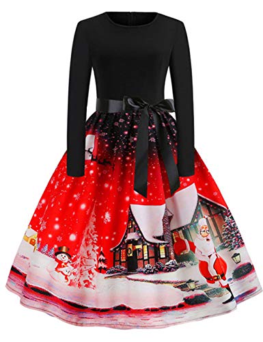 Acheter FeelinGirl Femme Robe Rouge Noel Robe de noël Fille Robe Pull de Noel Robe de noël Femme Robe Noel Femme Sexy Robe noël Adulte Deguisement Robe Noel Robe de Nuit Noel chez AMAZON.FR