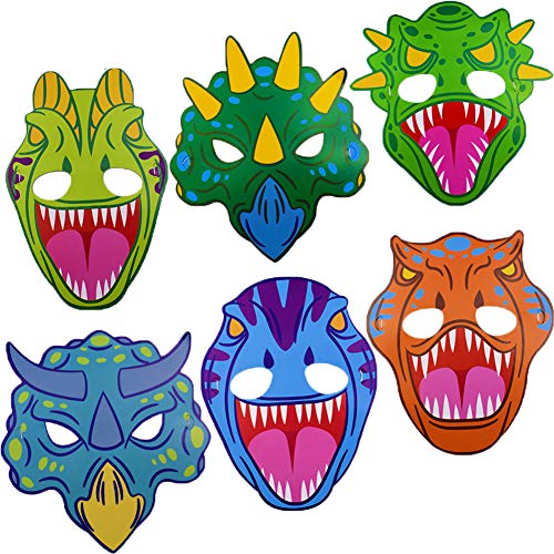 Acheter BESTZY Masques Dinosaure, 24 Pièces Masques Enfants Fête Anniversaire Drôle pour le Cadeau de Décoration Rôle Dinosaure de Fête D'anniversaire chez AMAZON.FR