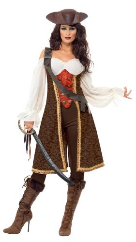 Acheter Générique - 353782 - Déguisement Pirate Marron Femme - Medium chez AMAZON.FR