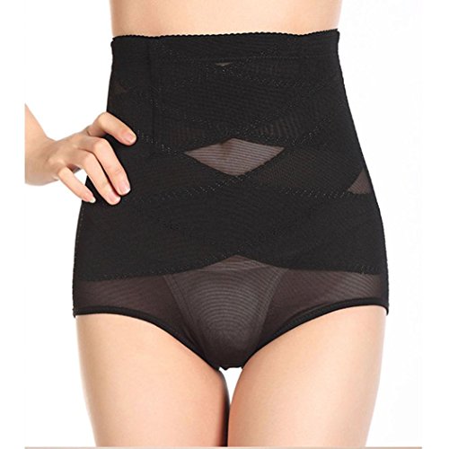 Acheter Sous-vêtements sexy femme, FeiTong Haute Serre-taille shapewear Corset Tummy contrôle Ventre Pantalon Underwear (L, Noir) chez AMAZON.FR