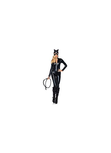 Acheter Costume Déguisement Sexy Latex Vinyl Catwoman Lingerie coquine Halloween - M chez AMAZON.FR