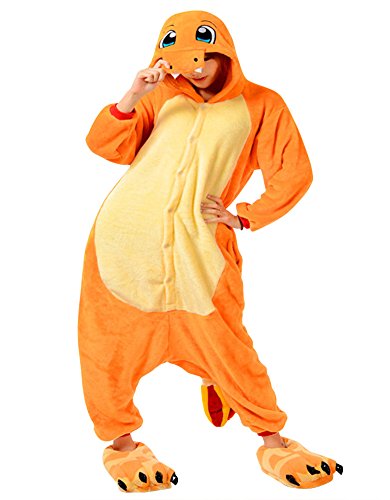 Acheter Molly Kigurumi Pyjama déguisement pour adulte Costume Tenue M Jaune Dragon chez AMAZON.FR