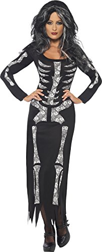 Acheter Générique - 355468 - Déguisement Squelette Long Femme Halloween - Xl chez AMAZON.FR