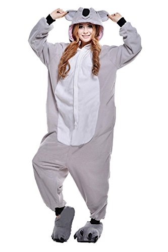 Acheter JT-Amigo Pyjama Combinaison Animaux Costume Déguisement Cosplay Adulte Femme Homme, Koala, XL (Hauteur 180-190) chez AMAZON.FR