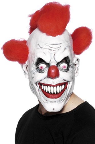 Acheter Smiffys - Sm26385 - Masque De Clown Effrayant  avec Cheveux - Taille Unique chez AMAZON.FR