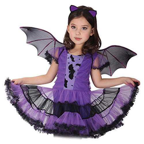 Acheter ZOEREA Déguisement enfant Fille Robe Costume Vêtements Costume de bébé déguisement carnaval costume Bat girl chez AMAZON.FR