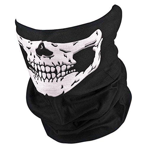 Acheter CHIC-CHIC Outdoor Sport 1PC Multifonction Tour de Cou Cagoule Microfibre Crâne Chapeaux Tube Masque Visage Paintball Cycliste Ski Snow Surf Moto Biker halloween déguisement chez AMAZON.FR