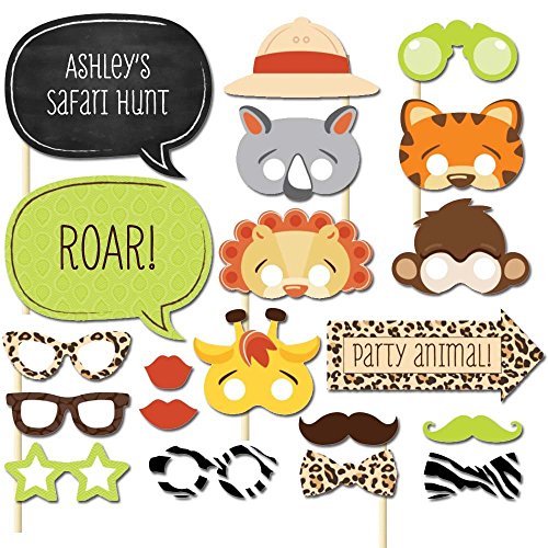 Acheter Smile YKK 20Pcs Cartoon Animaux Masuqe Accessoires de Photo Journée de l'enfance chez AMAZON.FR