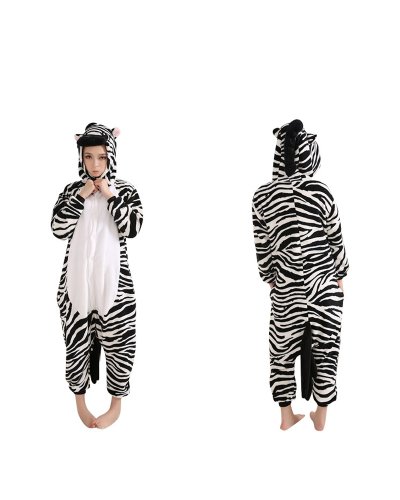 Acheter Kigurumi Pyjama Adulte Anime Cosplay Halloween Costume Tenue Zèbre Medium chez AMAZON.FR