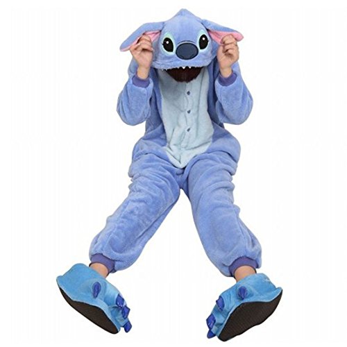 Acheter Moolee Animal style kigurumi Pyjama Adulte Anime pyjamas tenue Onesie Cospaly Fête Flannels costume(S, stitch) chez AMAZON.FR