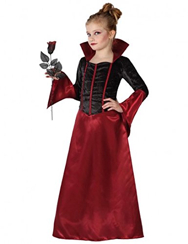 Acheter Déguisement vampire rouge et noir fille Halloween 7-9ans (130-145 cm) chez AMAZON.FR