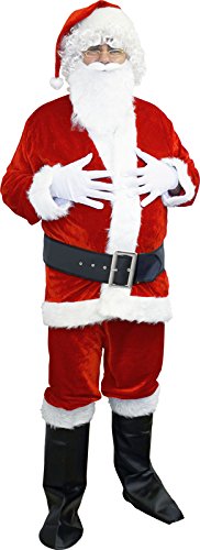 Acheter Générique - NO2247/XL - Costume Santa Effet Velours 5 Pièces - chez AMAZON.FR