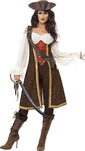 Acheter Smiffys Déguisement Femme Pirate, Robe, Pantalon et Baudrier, Pirate, Serious Fun, Taille M, 26225 chez AMAZON.FR