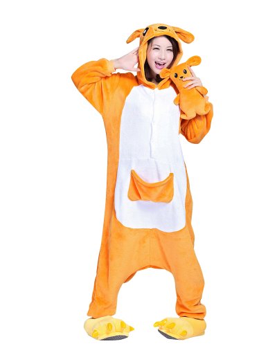 Acheter Kigurumi Pyjama Adulte Anime Cosplay Halloween Costume Tenue Kangourou Medium chez AMAZON.FR