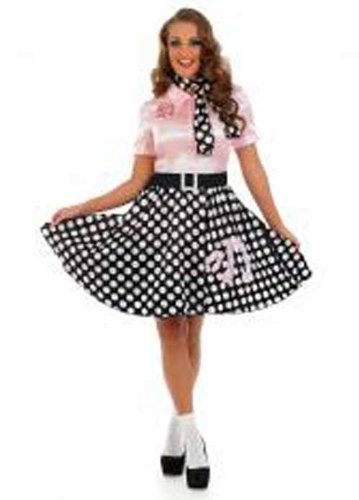 Acheter 50s Rock N Roll Girl - Adulte Costume de déguisement - Medium - 40-42 chez AMAZON.FR