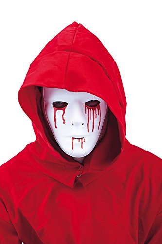 Acheter Non Concerne - S3161 - Accessoire Pour Déguisement - Masque - Blanc Homme Avec Larmes De Sang chez AMAZON.FR