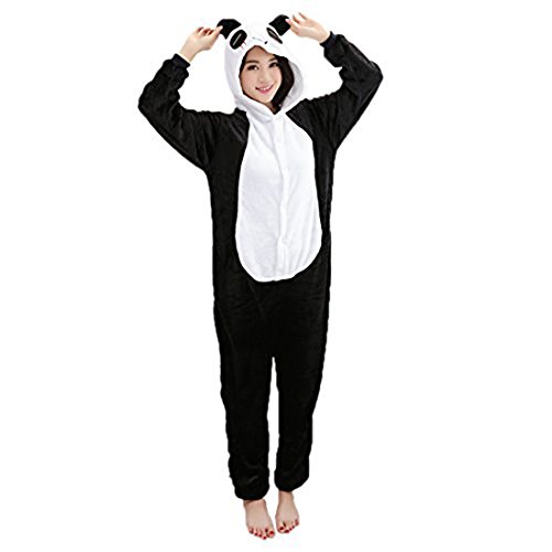 Acheter Pyjama Animaux Cosplay Adulte Unisexe Ensemble de Costume Pyjamas Costume pour Halloween Noel Deguisement-Tres Chic Milanda (L, Panda) chez AMAZON.FR