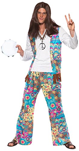 Acheter Smiffys - Costume Hippie Homme - Taille L chez AMAZON.FR