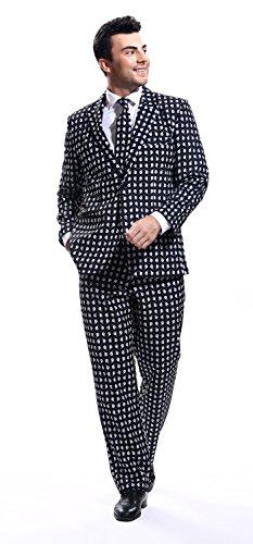 Acheter YOU LOOK UGLY TODAY Costume Homme Party Suits 3 Pièces - Veste, Pantalon, Cravate pour Soirée Déguisement Noël Fêtes Carnaval chez AMAZON.FR