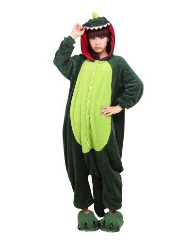 Acheter Kigurumi Pyjama Adulte Anime Cosplay Halloween Costume Tenue Dinosaure Medium chez AMAZON.FR