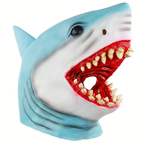 Acheter WZMHBMJ Latex Animal Masque Vêtements Accessoires Halloween Party Masque Enfance Dressup Party Océan Poisson Cosplay Masque chez AMAZON.FR