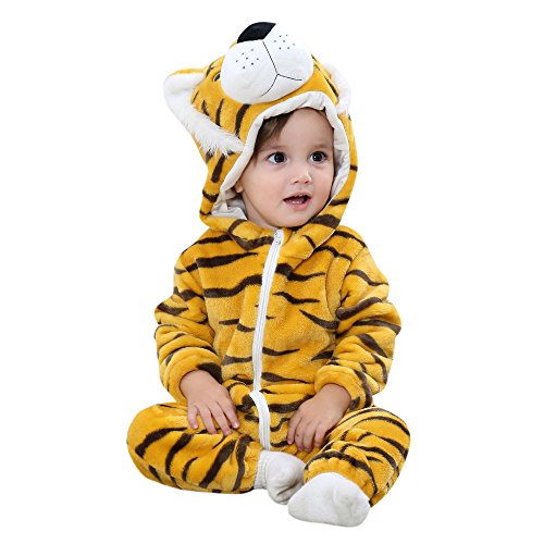 Acheter Koly Combinaison Pilote Bébé Hiver, Combinaison Pyjamas de Neige en Coton Manteau à Capuche de Animal Cartoon Mignonne Barboteuse Manches Longues Chaud (4 Ans, C) chez AMAZON.FR