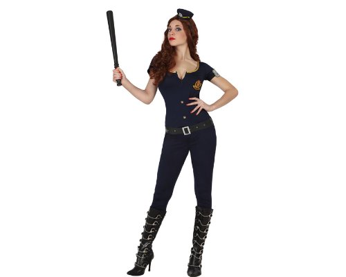 Acheter Atosa - 22941 - Costume - Déguisement Policer Femme - Adulte - Taille 1 chez AMAZON.FR