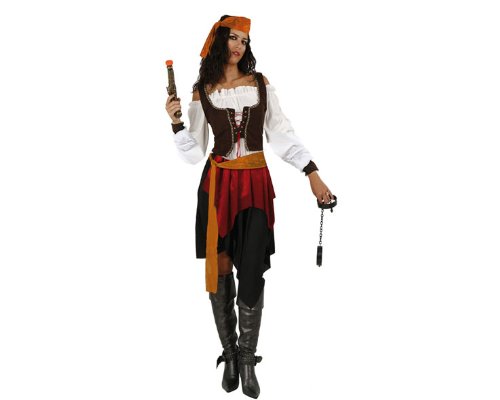 Acheter Atosa - 70182 - Costume - Déguisement De Femme Pirate - Taille 2 chez AMAZON.FR