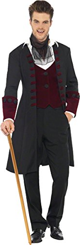 Acheter Smiffys 21323M Déguisement Homme Vampire Gothique Fever, Noir, Taille M chez AMAZON.FR