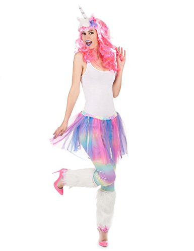 Acheter Déguisement de licorne multicolore femme Taille M chez AMAZON.FR