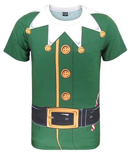 Acheter Funny World T-Shirts Costume Déguisement de Elfe Homme (L, Vert) chez AMAZON.FR