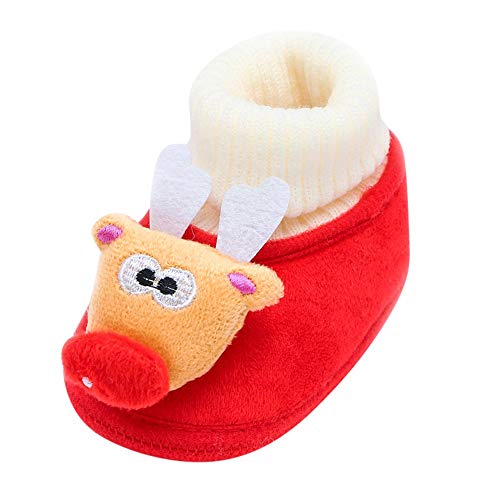 Acheter Chaussures Premiers Pas BéBé Fille Garçon Chaussettes de Noël Doux Souple Princesse, QinMM Bas de Noël Anti-Slip Antidérapant Sneakers Masion Automne Hiver Semelle Souple Baskets chez AMAZON.FR