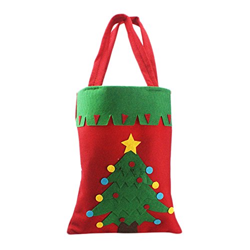 Acheter Chytaii Sac à Bonbons Noël Sac à Main Sachet Poche Rangement Cadeaux Chocolat Biscuits pour Enfants Bonbonnière Mignonne en Feutre Accessoire Décoration Emballage Petits Cadeaux Motifs de Sapin chez AMAZON.FR